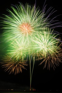 Fireworks from the 2008 World Pyro Olympics, Manila Bay, Philippines