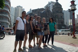 In front of the Binondo Church